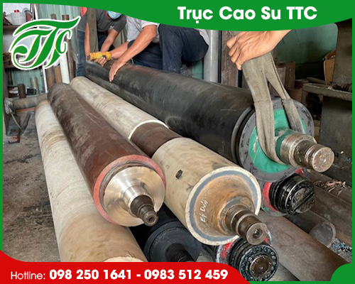 Trục cao su ngành vải sợi - dệt nhuộm